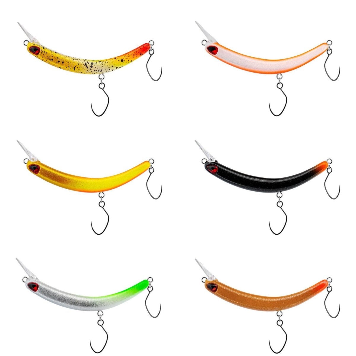 Probaits Tumbling Banana Overhead Lip-Crank 6er SET 1