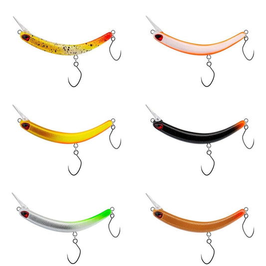 Probaits Tumbling Banana Overhead Lip-Crank 6er SET 1