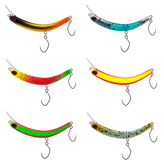 Probaits Tumbling Banana Overhead Lip-Crank 6er SET 2