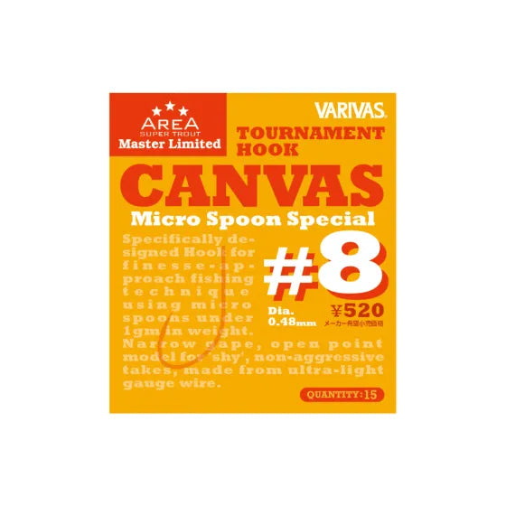 VARIVAS AREA Master Limited CANVAS Tournament Hooks