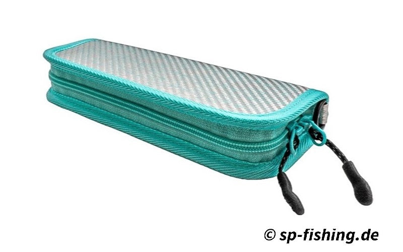 Rodio Craft Spoon Wallet Tasche L - Silber Türkis