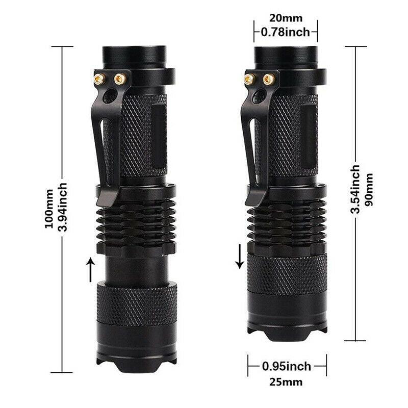Aluminium LED UV Schwarzlicht Leuchte - Outdoor Taschenlampe - SP-Fishing