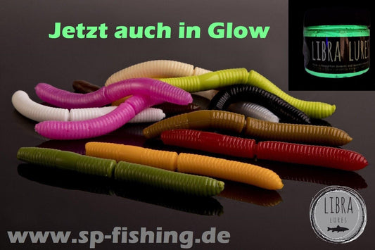 LIBRA LURES FATTY D´WORM 65mm Aroma Käse / Knoblauch / Krill - SP-Fishing