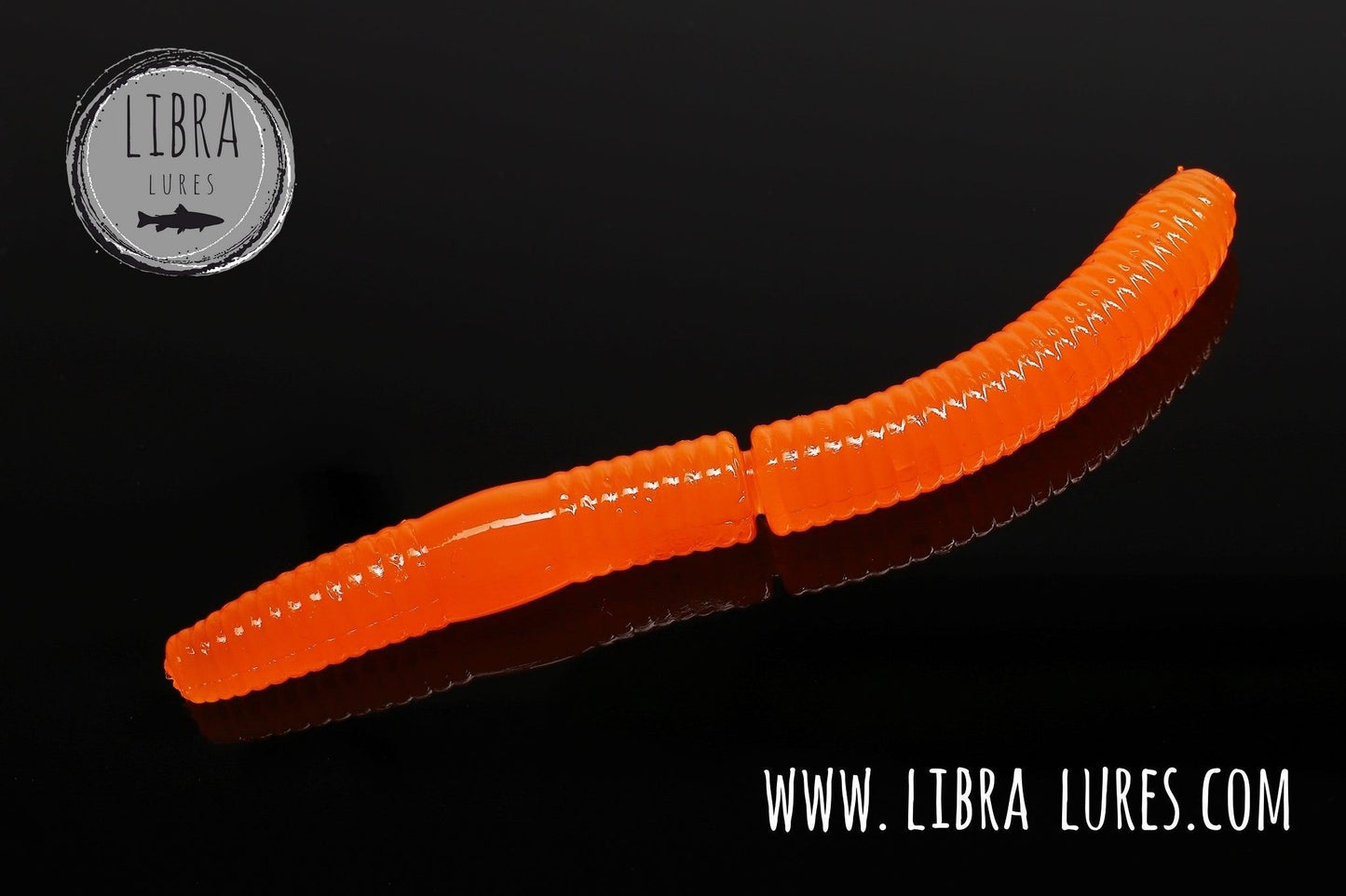 LIBRA LURES FATTY D´WORM 65mm Aroma Käse / Knoblauch / Krill - SP-Fishing