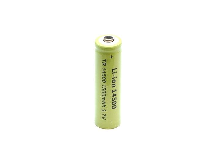 Lithium Ionen Typ 14500 Akku 3,7 V 1500 mAh 14 x 50 mm wie AA + Ladegerät - SP-Fishing