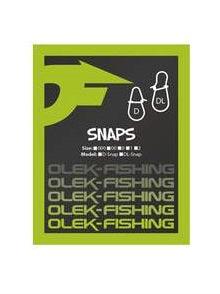 OLEK-Fishing Snap D Karabiner Extra in Matt Schwarz - SP-Fishing