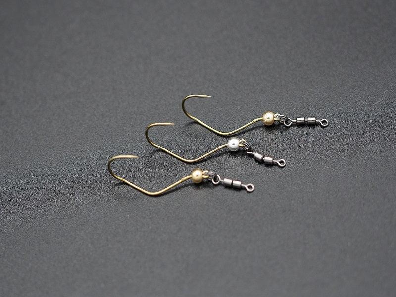 Pro Hooks Flutter Rig 2.0 Haken mit Tungsten Perle - SP-Fishing