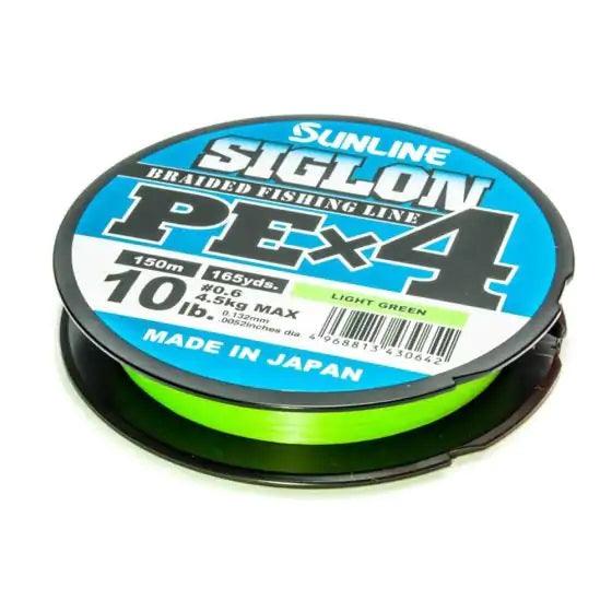 Sunline Siglon PE X4 Japanische geflochtene Schnur Hellgrün - SP-Fishing