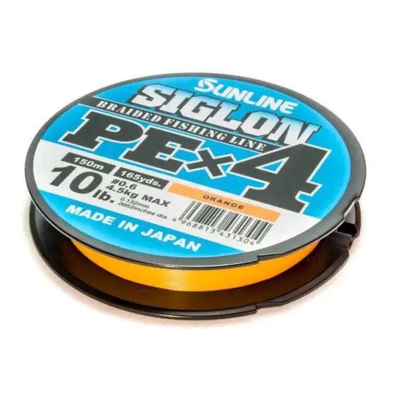 Sunline Siglon PE X4 Japanische geflochtene Schnur Orange - SP-Fishing