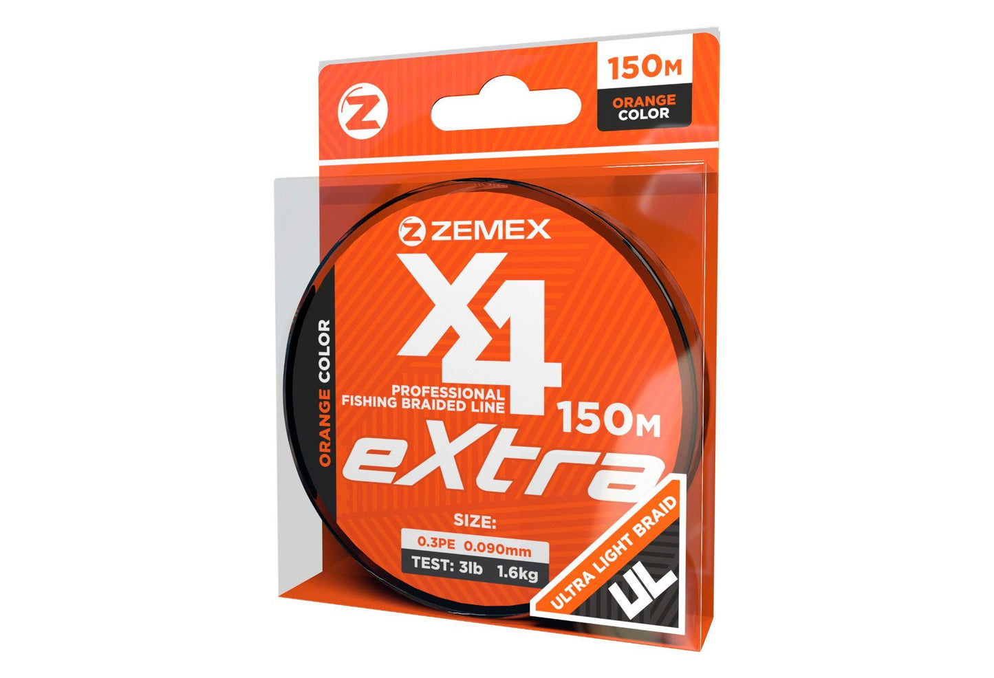 ZEMEX eXtra X4 150m Orange - SP-Fishing