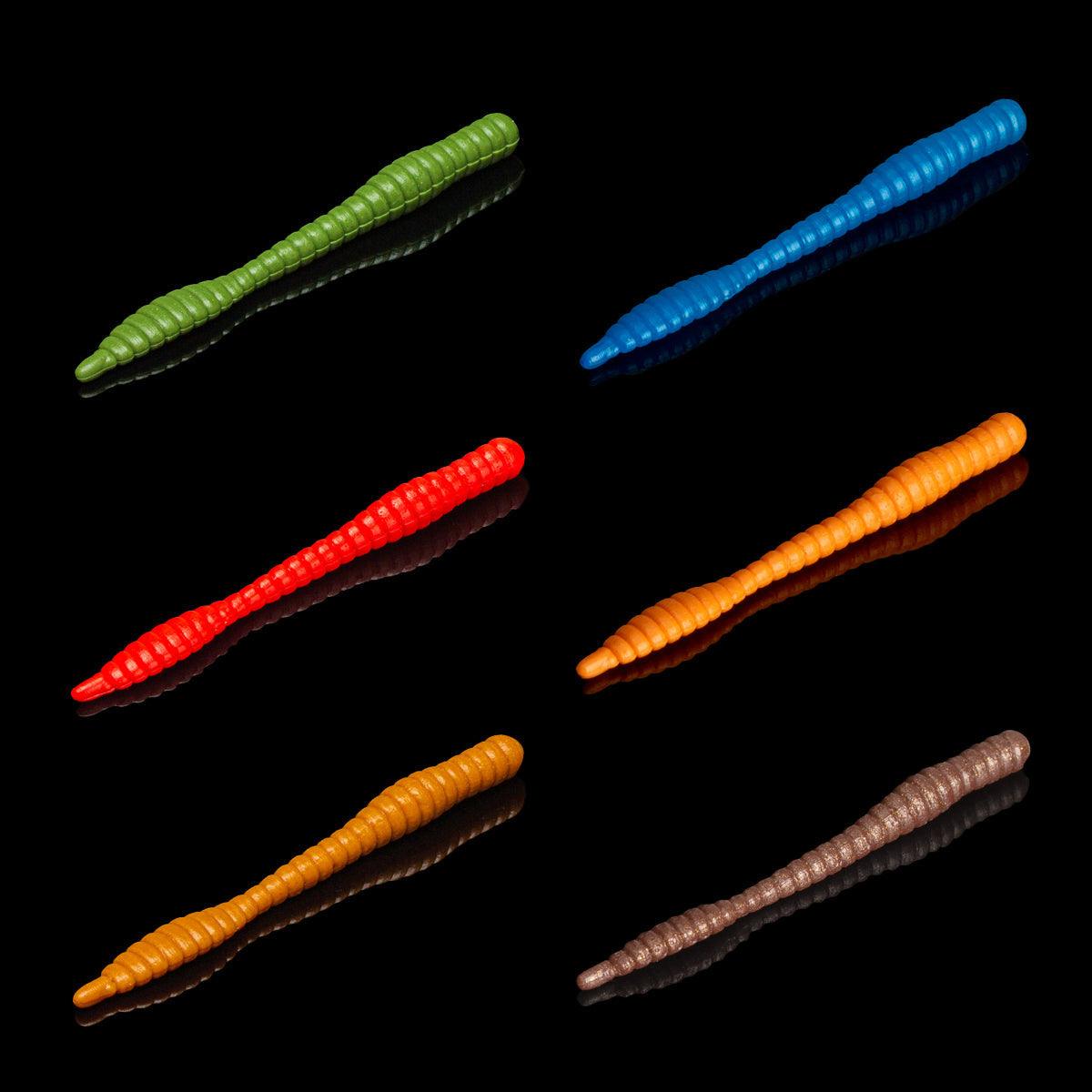 Soorex Pro Worm 80mm Aroma Käse / Knoblauch - SP-Fishing