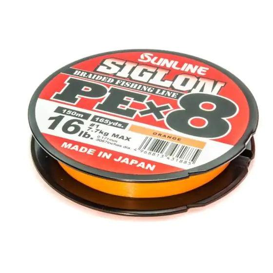Sunline Siglon PE X8 Japanische geflochtene Schnur Orange - SP-Fishing